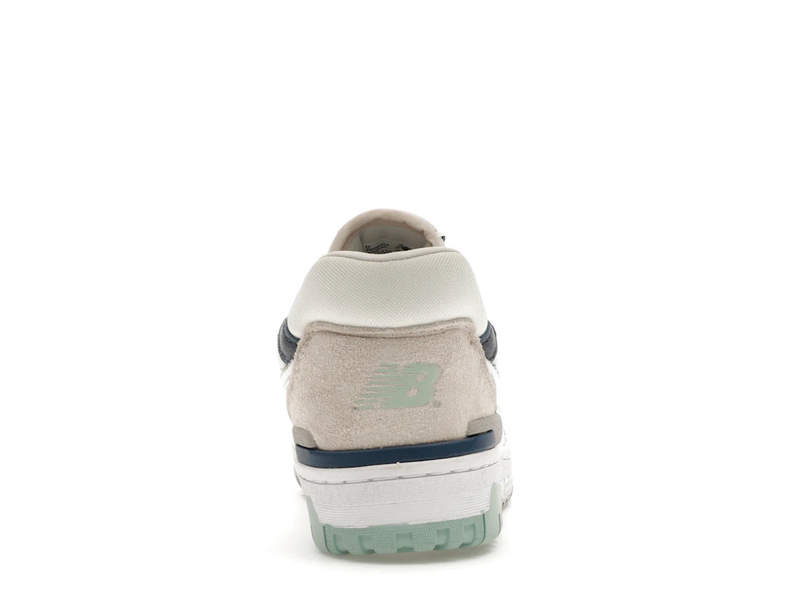 New Balance 550 White Winter Fog Navy